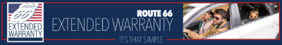 Route 66 Extended Warranty Crane Credit Union   Route66warranty Logo 2 400x64 